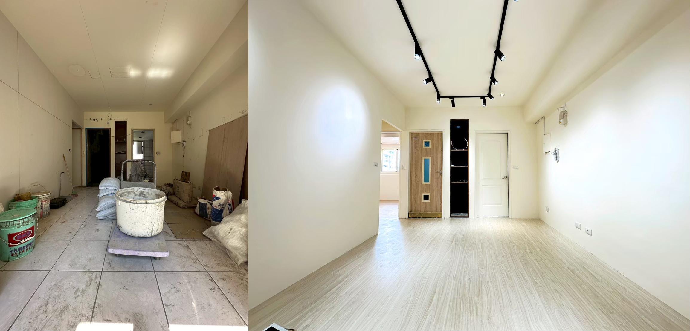 施工前-雜亂客廳